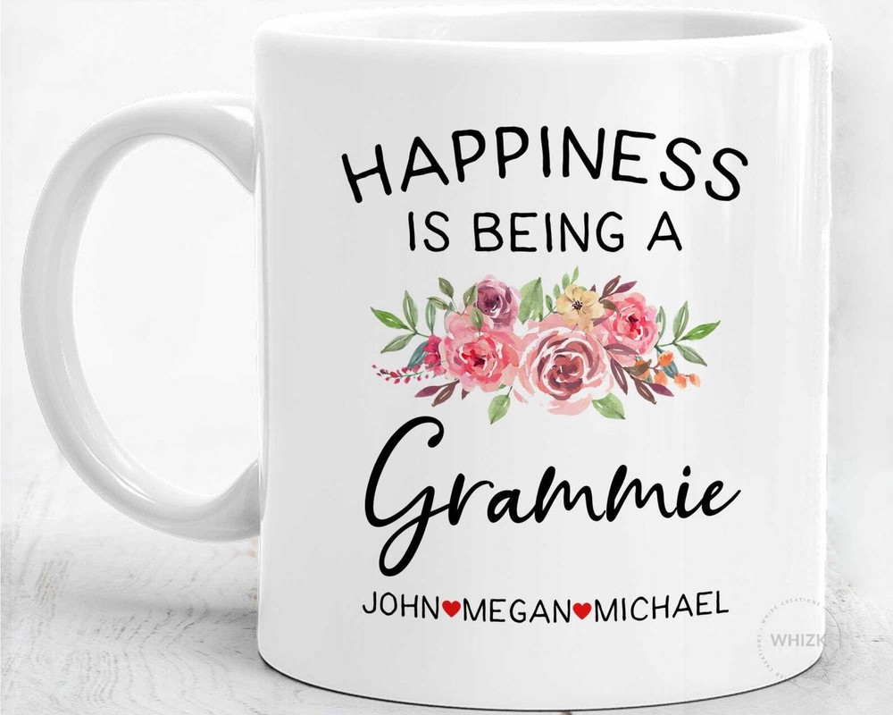 Grammie Gift Grammie Mug Happiness Is Being Grammie Birthday Gift Best Mothers