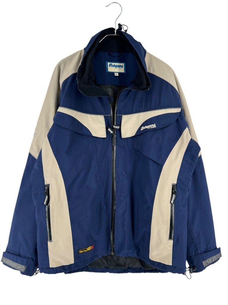 Vintage BERGANS OF NORWAY Raincoat Waterproof Jacket Coat Men Size XL