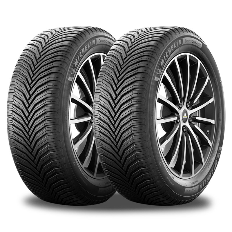 2 Michelin CrossClimate2 205/55R16 91H All Weather Tires 60K Mi Warranty 3PMSF
