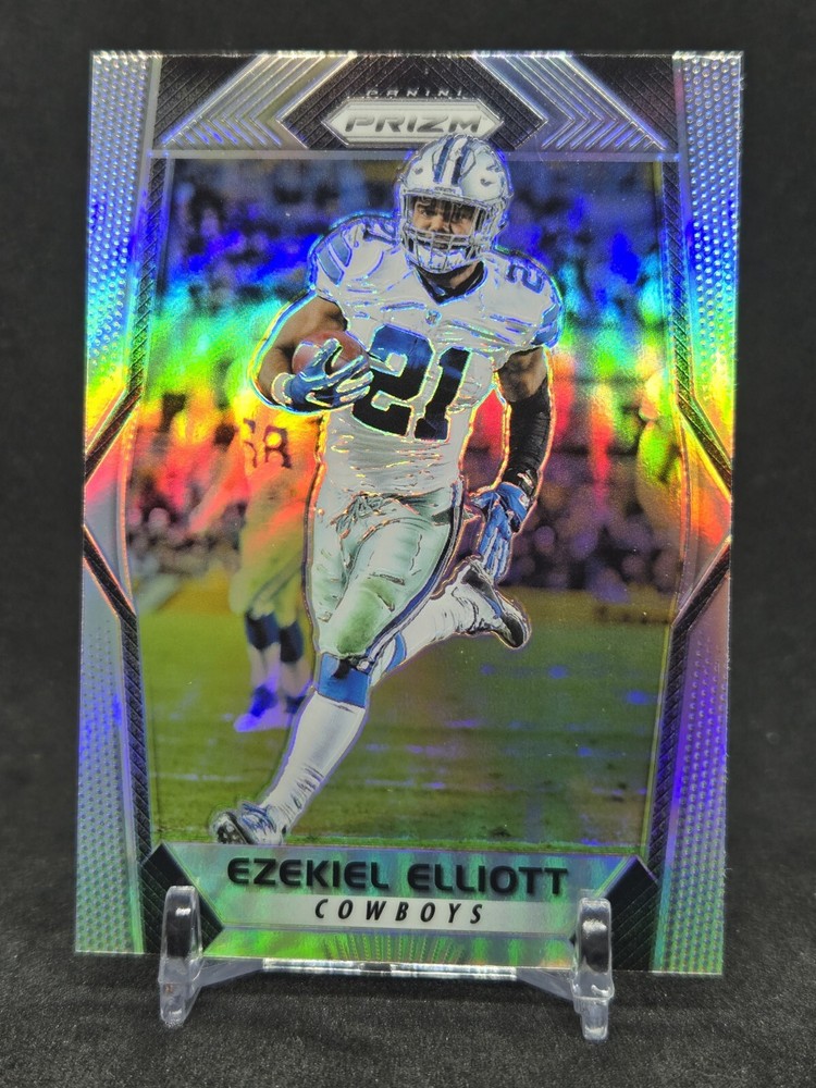 2017 Panini Prizm Silver Ezekiel Elliott #12 Cowboys