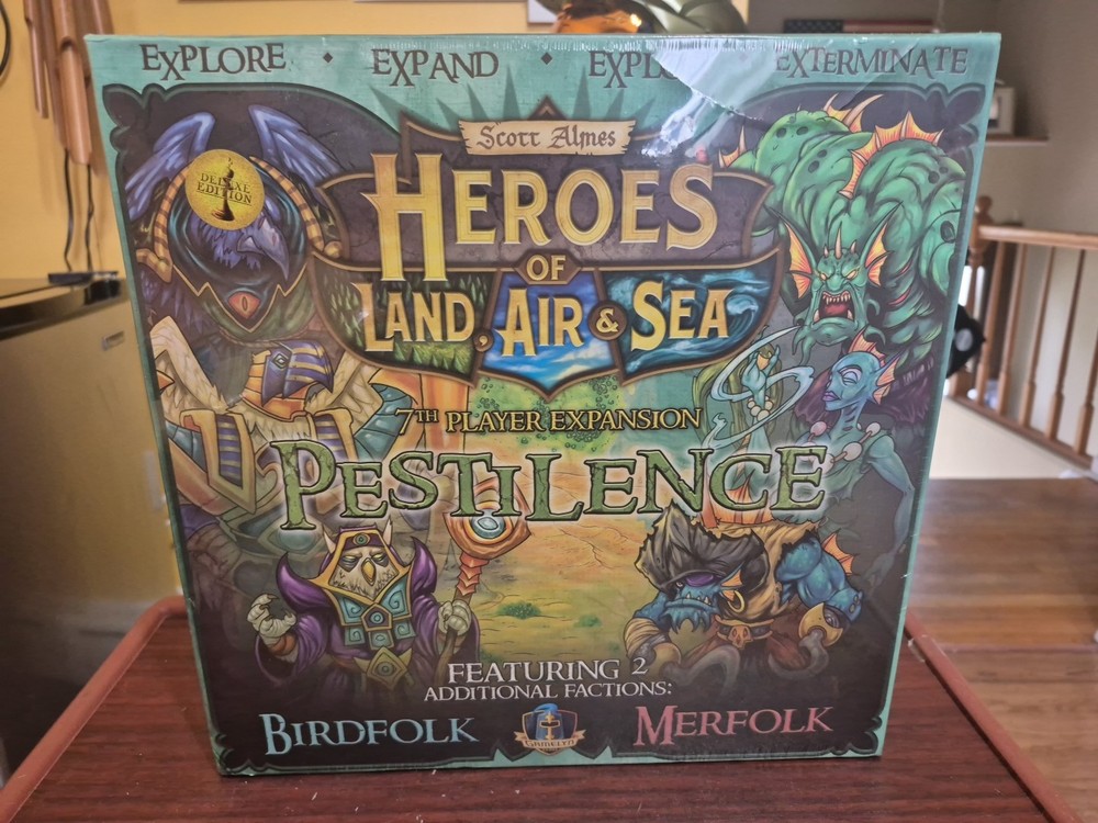 Heroes of Land, Air & Sea Pestilence Expansion Board Game Sealed