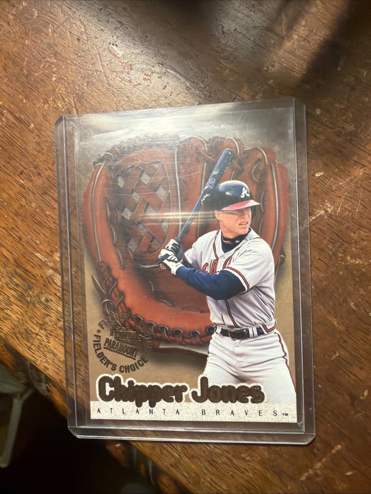 1999 Pacific Paramount - Fielder's Choice Chipper Jones #1