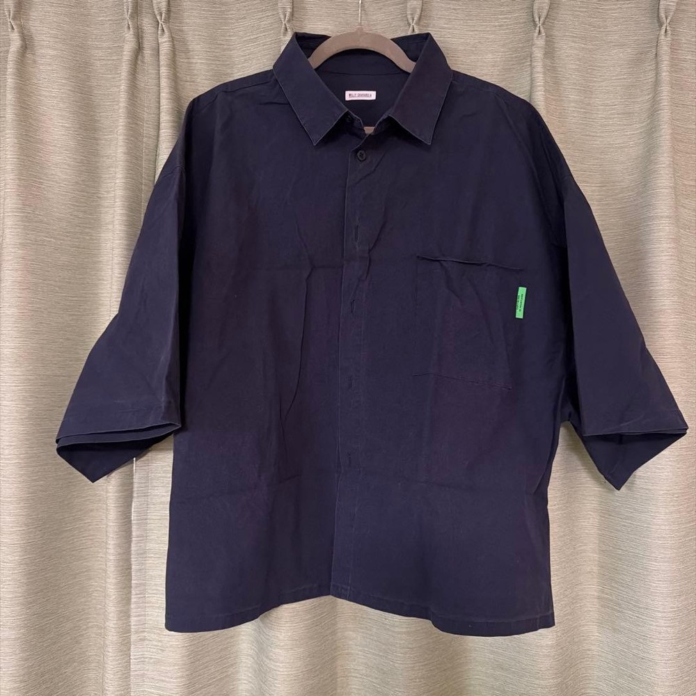 WILLY CHAVARRIA Casual Shirt Navy Size S - Excellent Condition