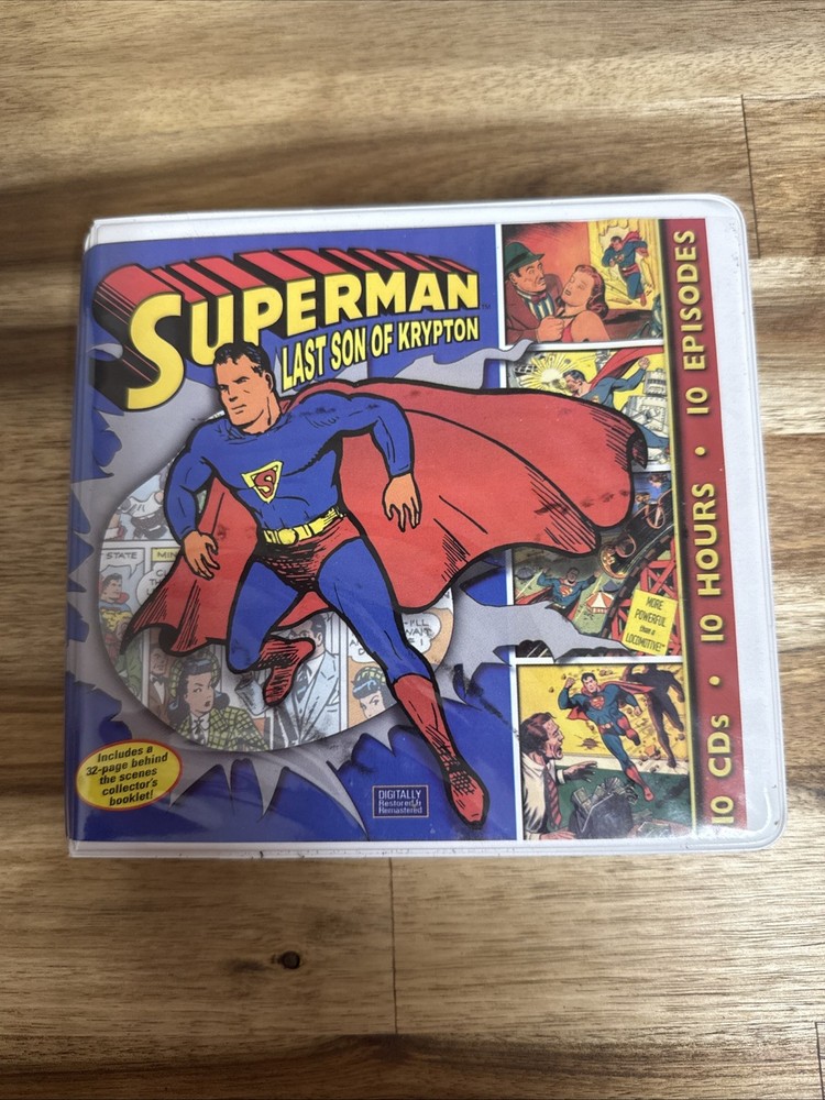 Superman Last Son of Krypton (10 CD Audio Set) UPC 748754436620 - RR