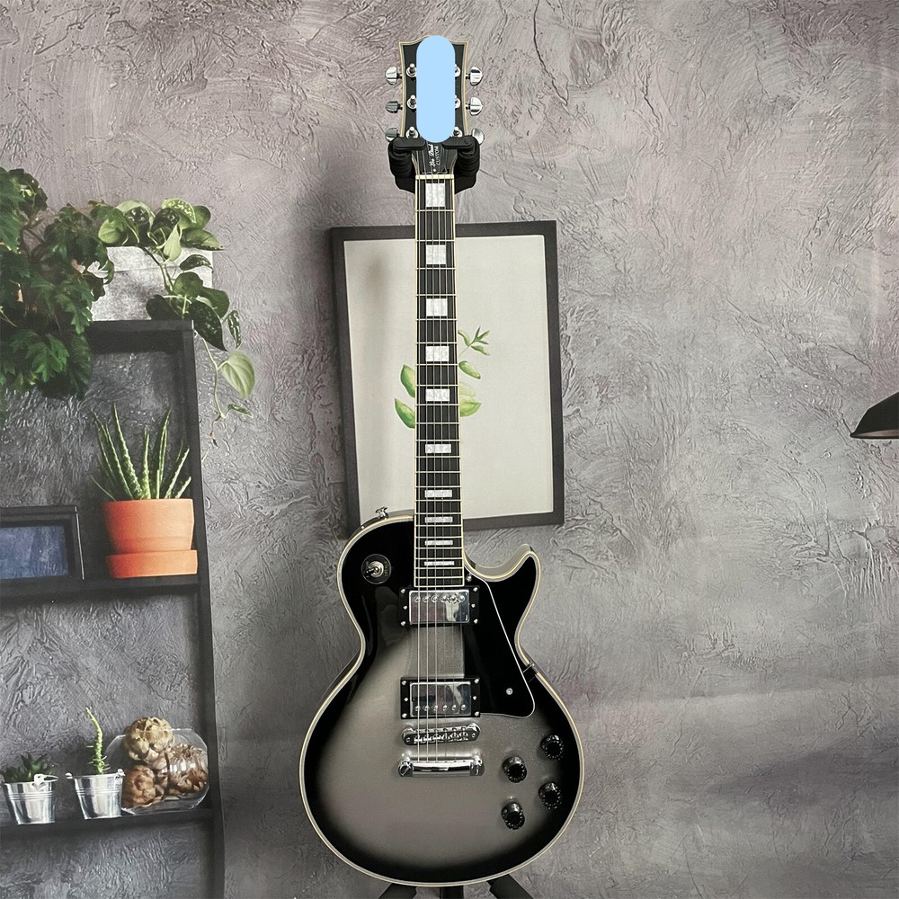 Custom LP Electric Guitar 6 String 2H Pickups HPL Fretboard Chrome Parts