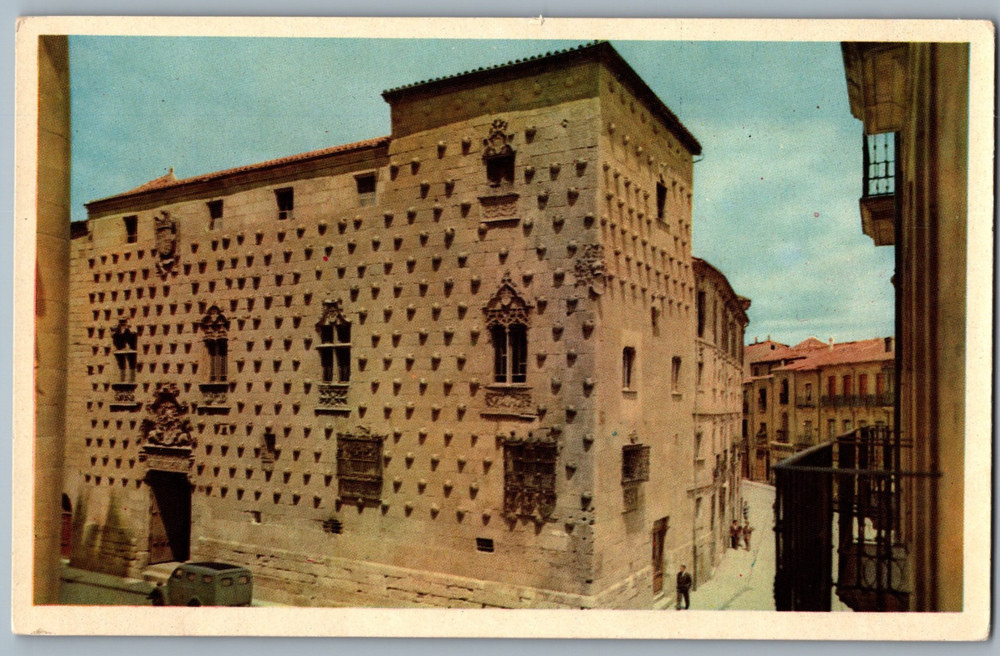 Spain Salamanca Casa de las Conchas Shell House Postcard