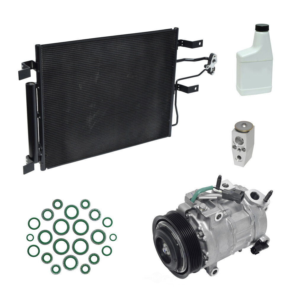 A/C Compressor Kit with Condenser UAC KT 4765B Replacement
