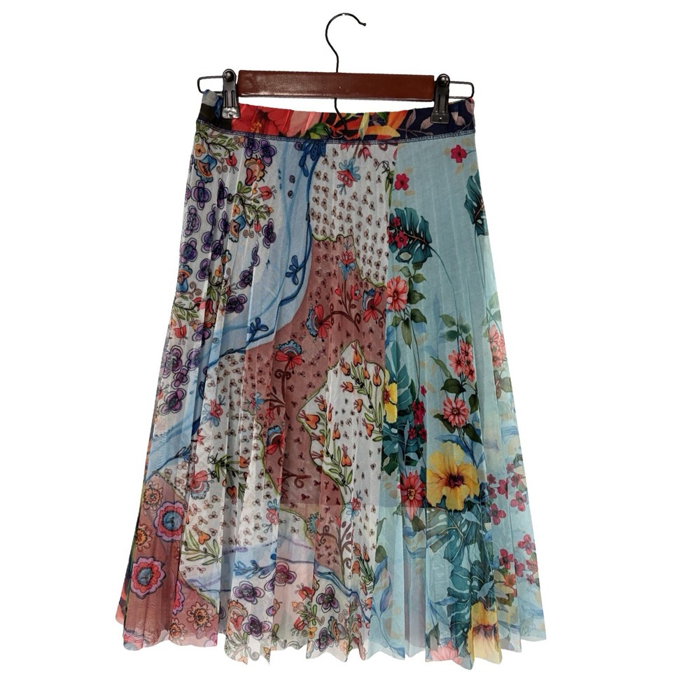 Desigual Buny Skirt NWOT colorful patchwork Small