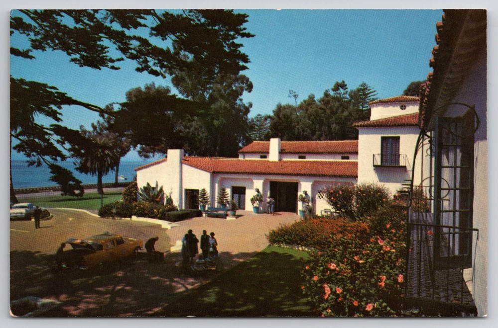 Santa Barbara Biltmore Hotel California Pacific Ocean Vintage Postcard