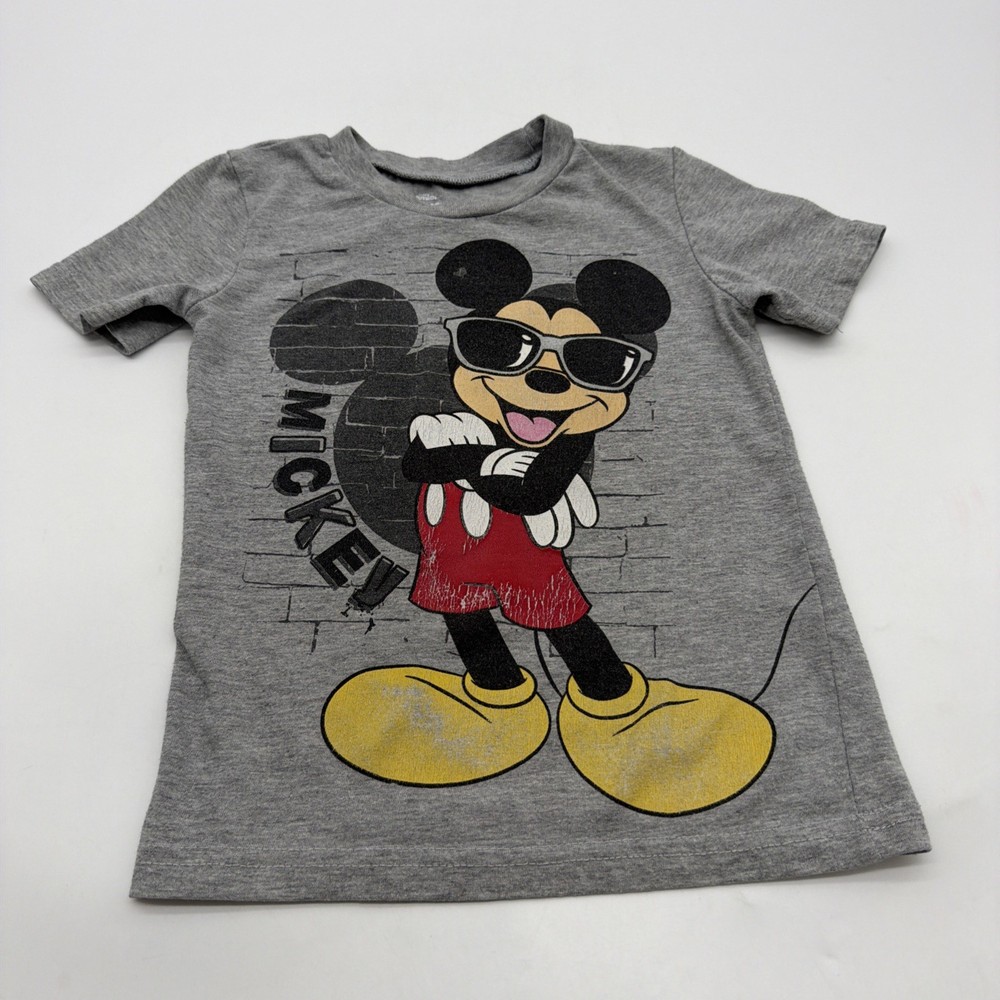 Disney Junior T-shirt Kids Boys Size 3T Gray Graphic Print Logo.#46084