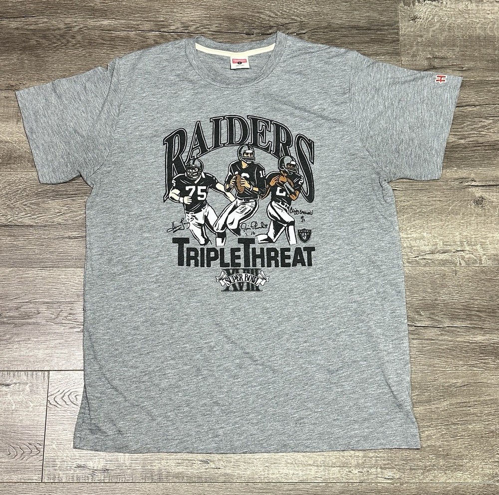 NFL Las Vegas / Oakland Raiders Vintage Inspired T Shirt / Size L/ Single Stitch
