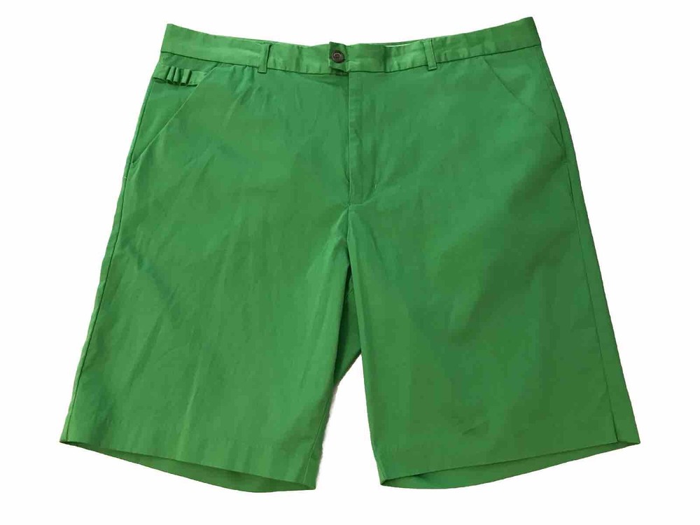 Royal & Awesome Golf Shorts Mens 42 x 10 Green Stretch Tee Holder Preppy READ