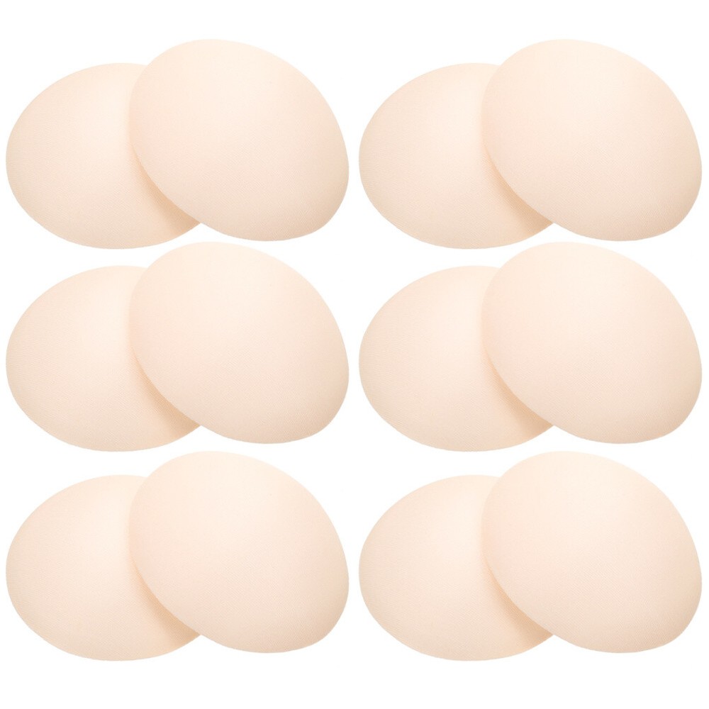 3 Pairs Pad Inserts Removable Pads Round Para Comfortable Bra