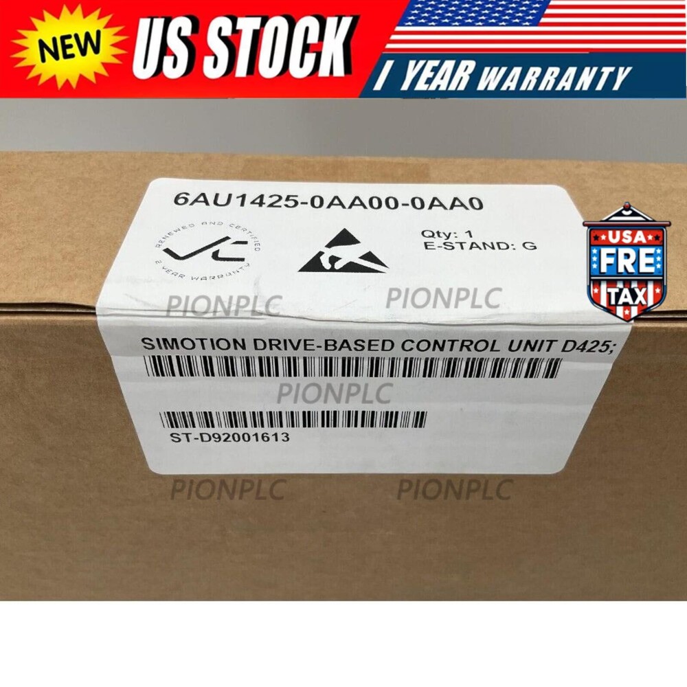 New Siemens 6AU1425-0AA00-0AA0 SIMOTION DRIVE-BASED CONTROL 6AU1 425-0AA00-0AA0