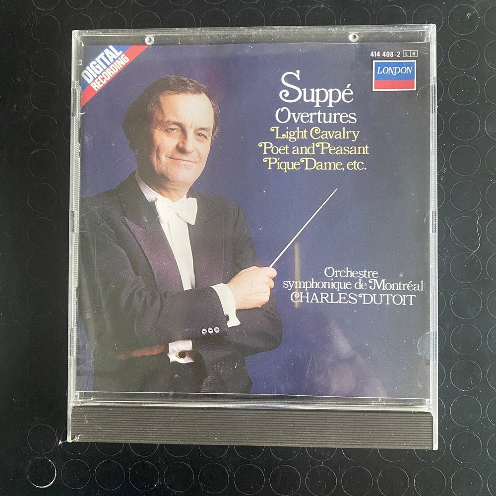 Suppé Overtures CD London Digital Recording Charles Dutoit Classical