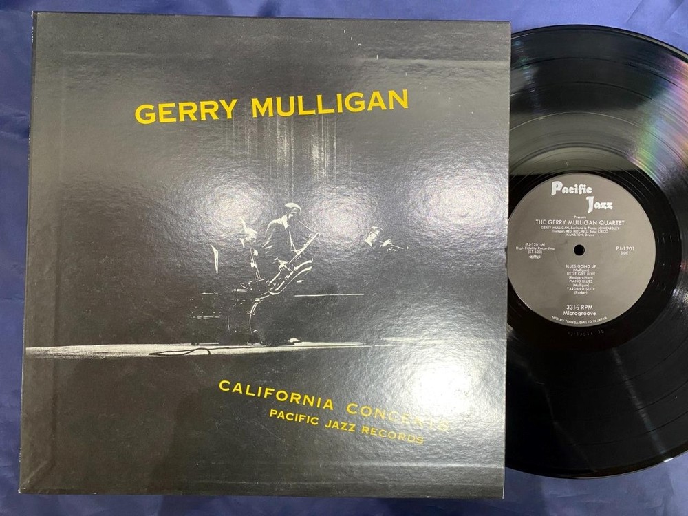 Gerry Mulligan California Concerts Pacific Jazz Pj-1201 Mono Japan Lp