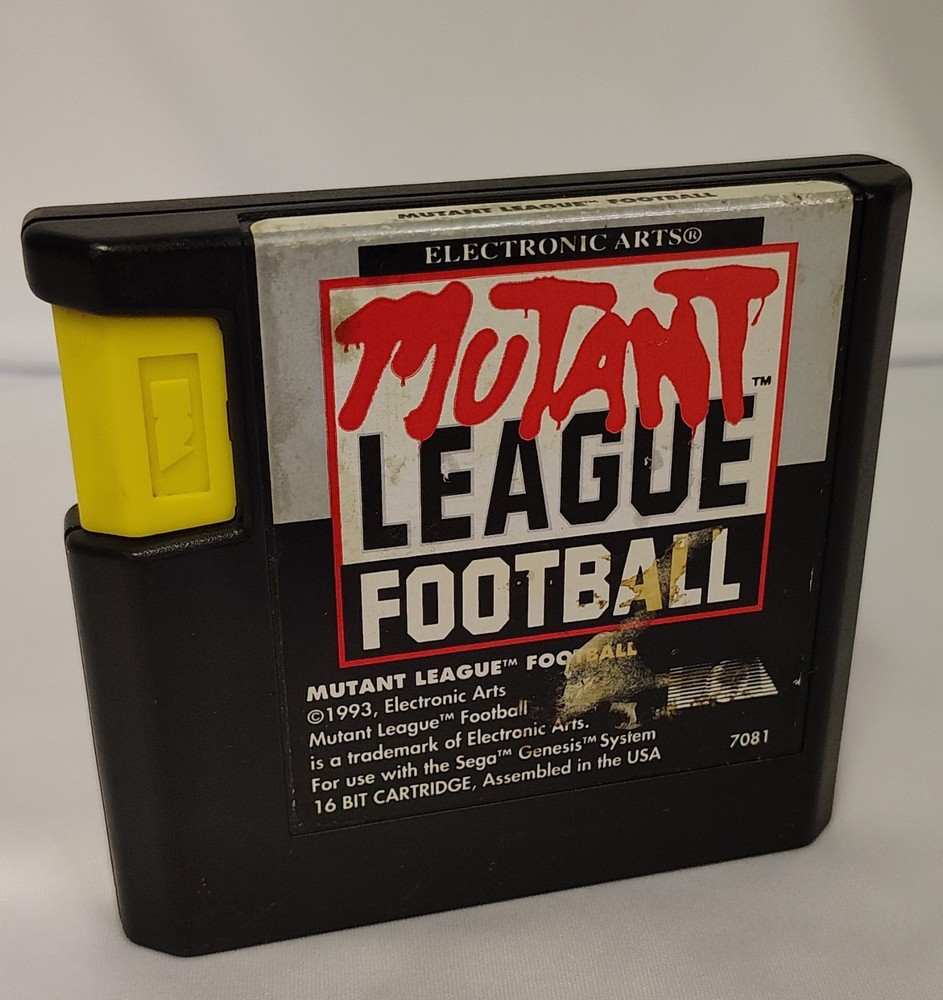 Mutant League Football (SEGA Genesis 1993) Authentic Cartridge Only Tested