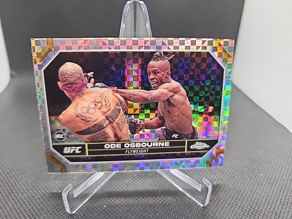 2024 Topps Chrome UFC - Ode Osbourne #133 X-Fractor (RC)