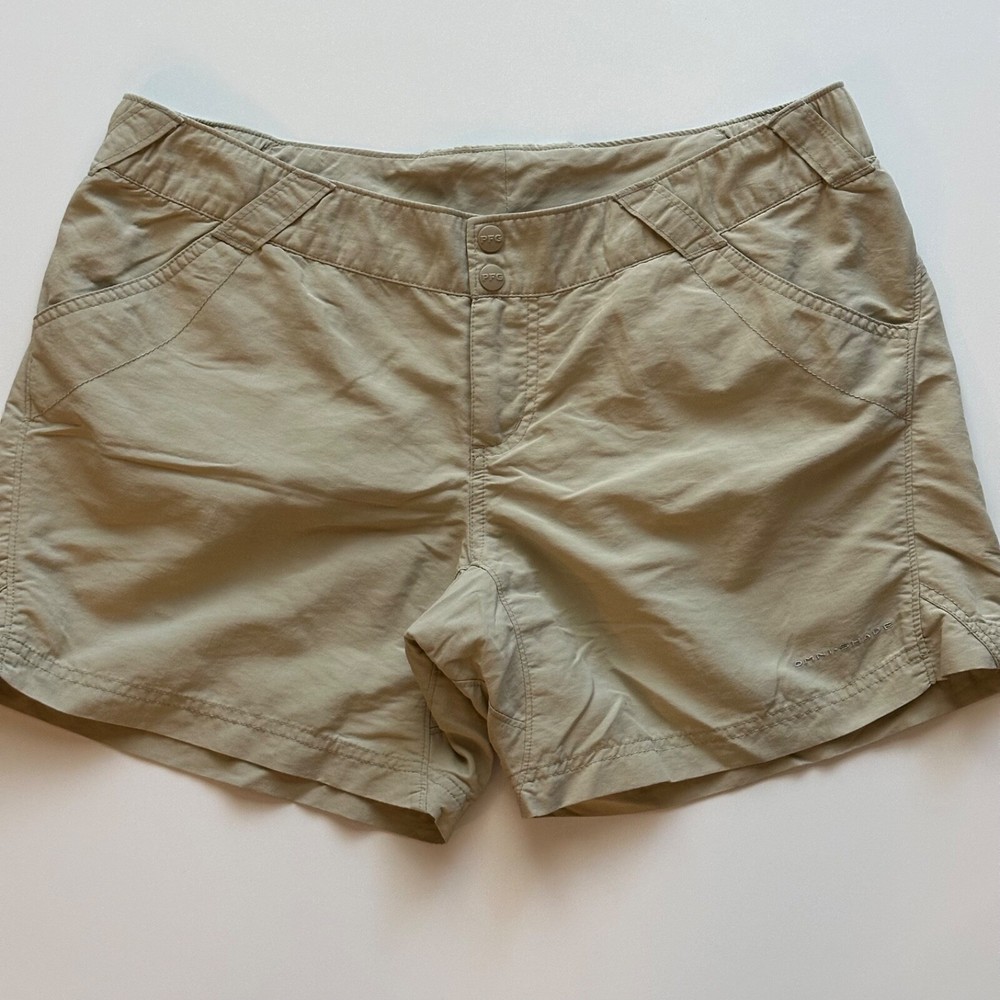 Columbia PFG Shorts Size L Beige Fishing Hiking Outdoors Camping 6