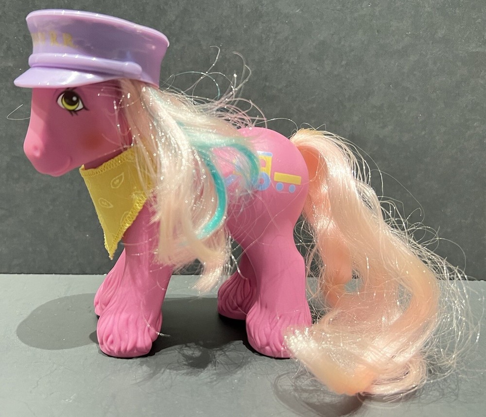 My Little Pony MLP Big Brother Steamer Train Clydesdale Original G1 Vintage 1987