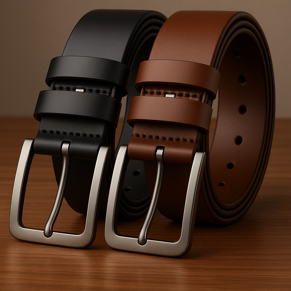 Men’s Branded High Quality Leather Casual Dress Jeans Belts Waist Size 28 to 46