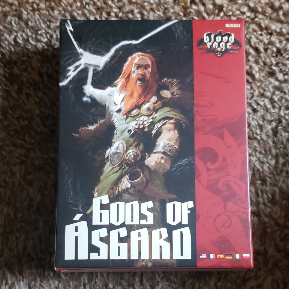 CMON Blood Rage Gods of Asgard Expansion Pack Board Game w/ Miniatures BLR303 NM