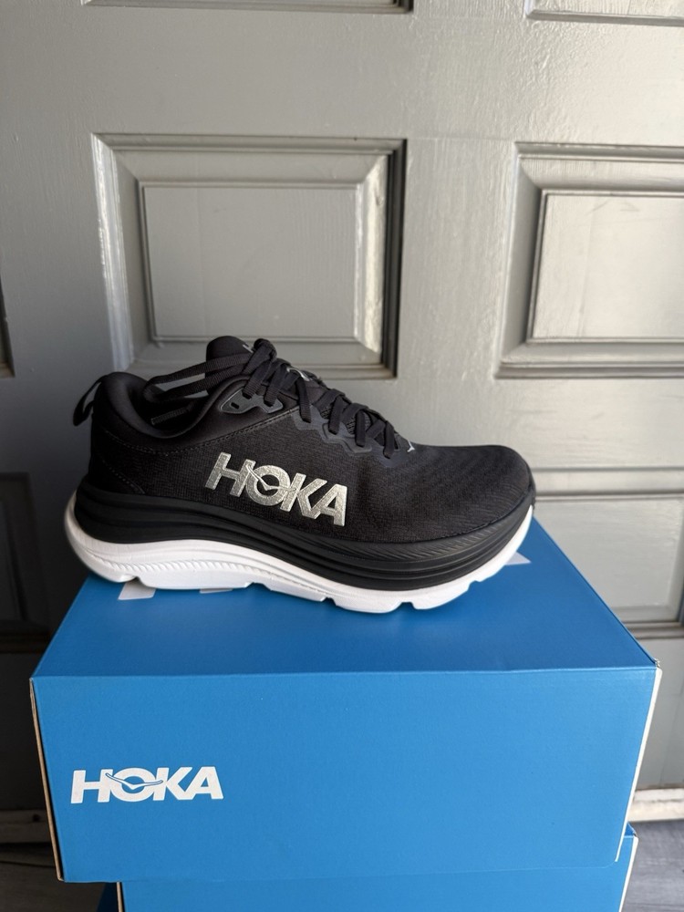 Hoka one one women's Gaviota 5 wide D 1134270 black white