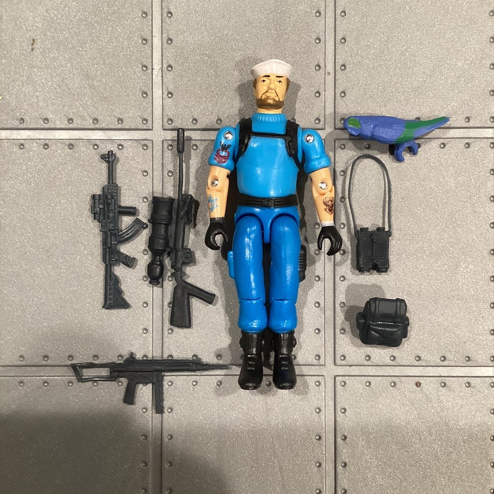 GI Joe Black Major Custom Naval Task Force Shipwreck CVN99 3.75” ARAH