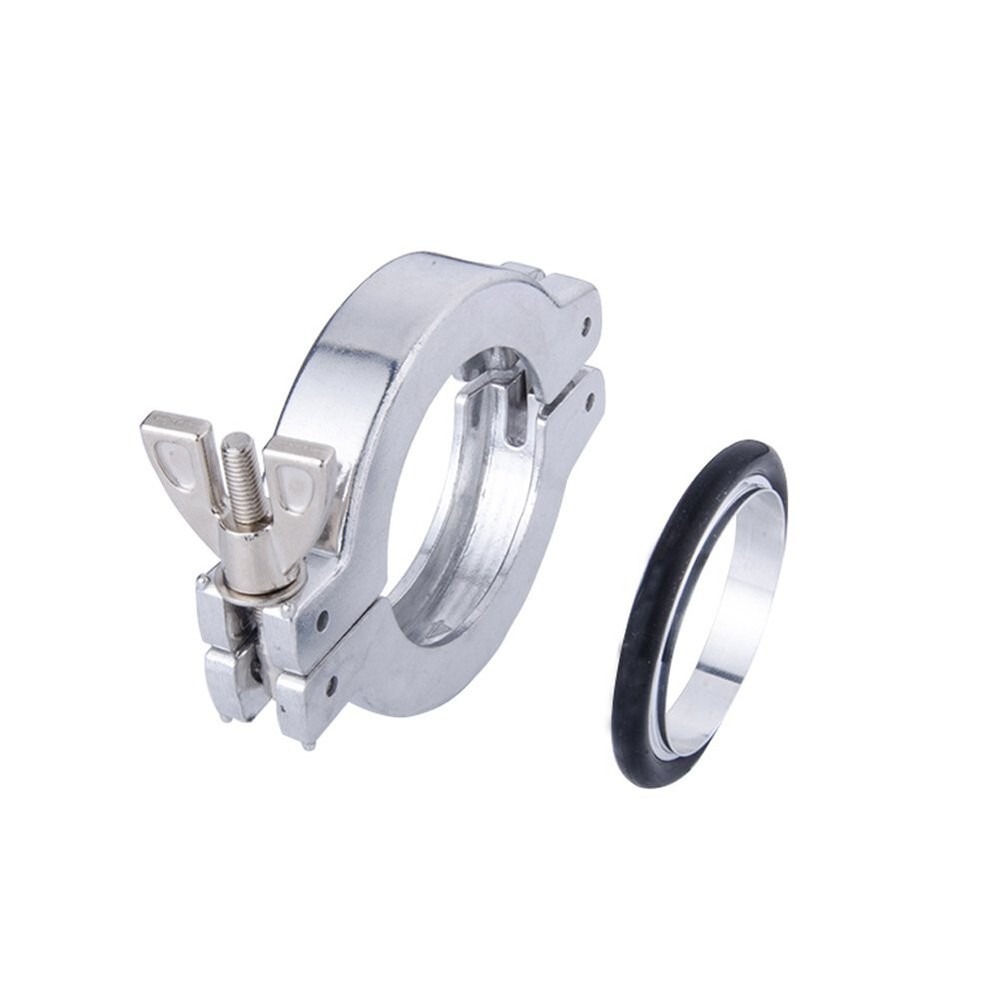 1 Set KF-25 NW-25 Vacuum Clamp + SS Centering Ring +Viton O-Ring+Aluminum Flange