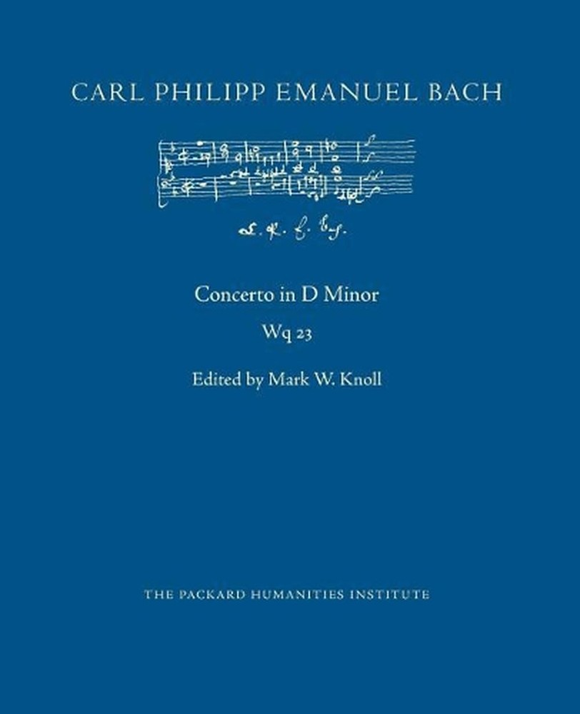 Concerto in D Minor, Wq 23 by Carl Philipp Emanuel Bach (English) Paperback Book