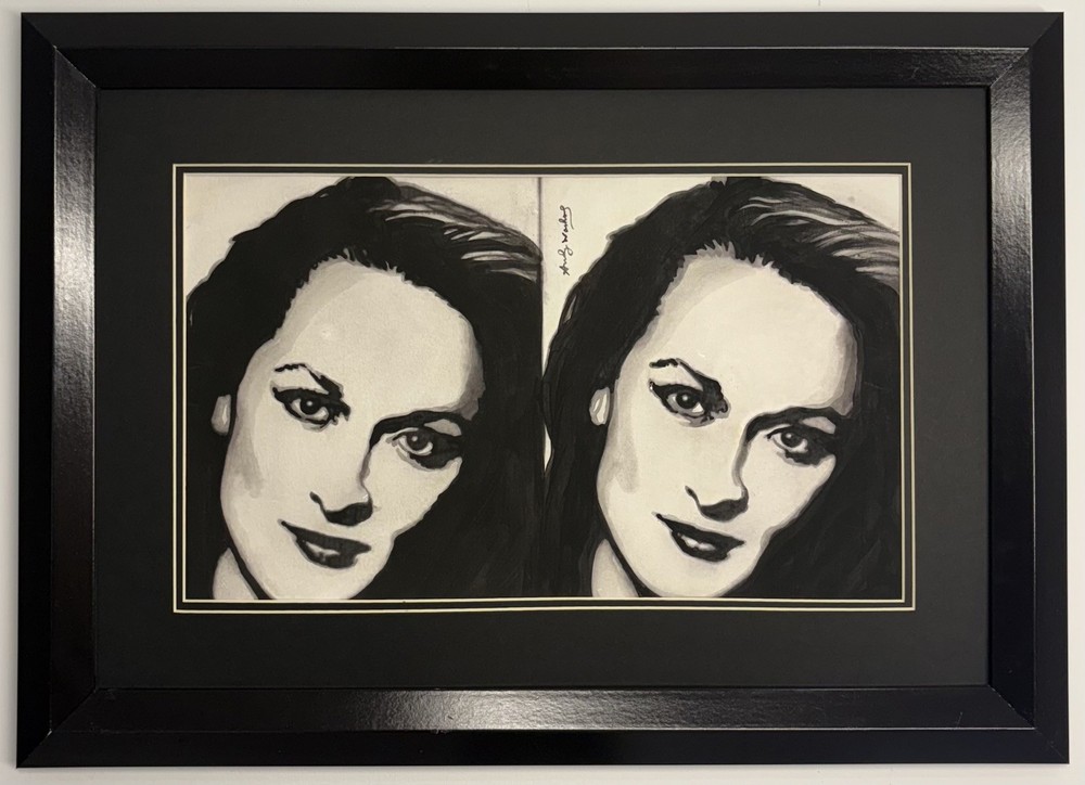 Andy Warhol  1928 - 1987  Hand Signed  Lithograph   Framed  Attibuted Art