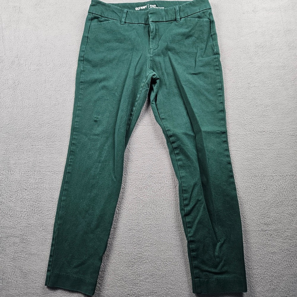 Old Navy Pixie Mid Rise Pants Size 6 Forest Green