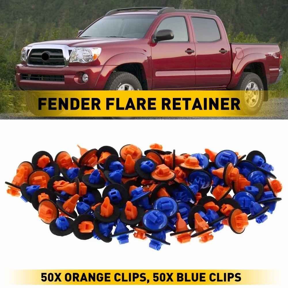 100x Toyota Tacoma 05-16 Fender Flare Retainer Clips 75397-35010 75495-35010 M
