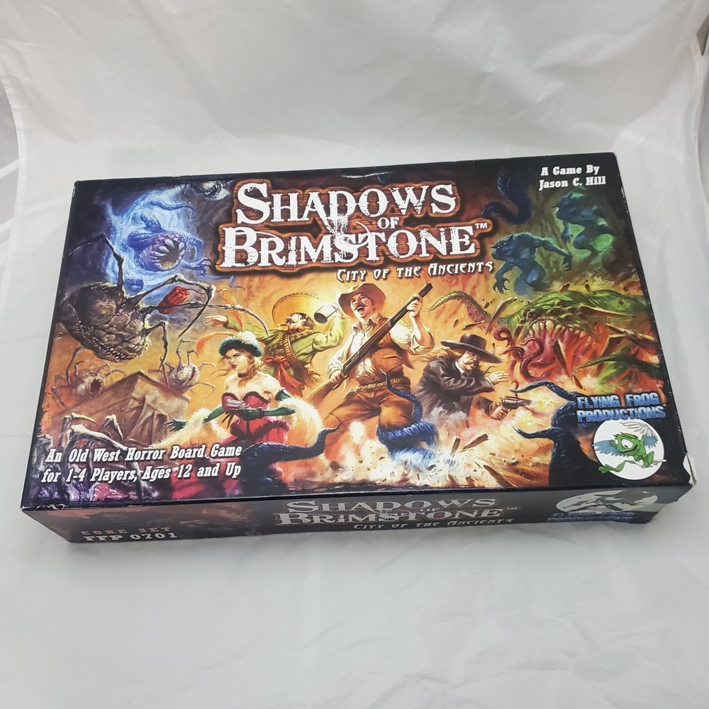 Shadows Of Brimstone City Of The Ancients Old West Horror Boardgame Incomplete