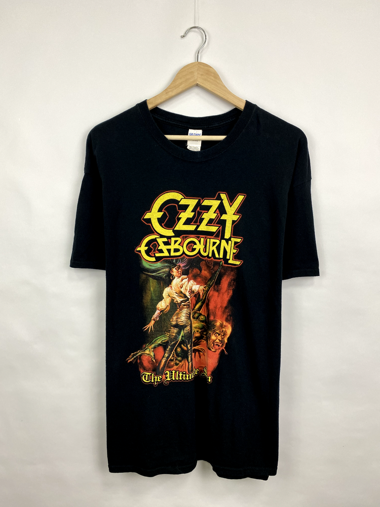 Vintage Ozzy Osborne The Ultimate Sin Concert t-shirt size XL color black