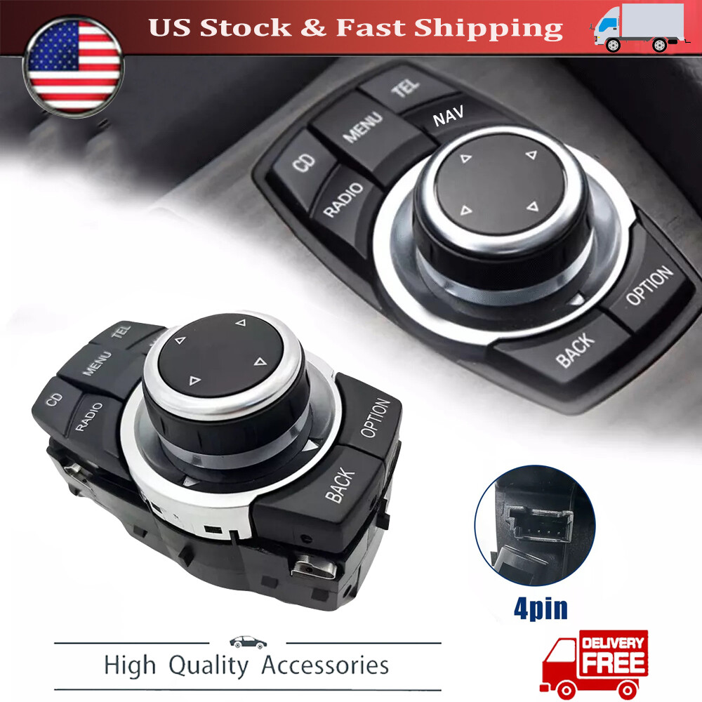 1Pc MEDIA SWITCH CONTROLLER 65829189048 For BMW 1 E82 3 E90 X1 E84 X5 E70 X6 E71