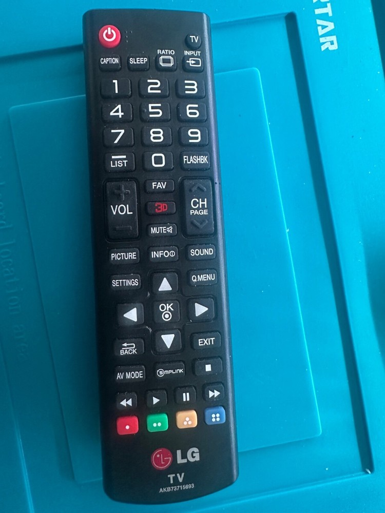 LG AKB73715693 Smart 3D TV Remote Control