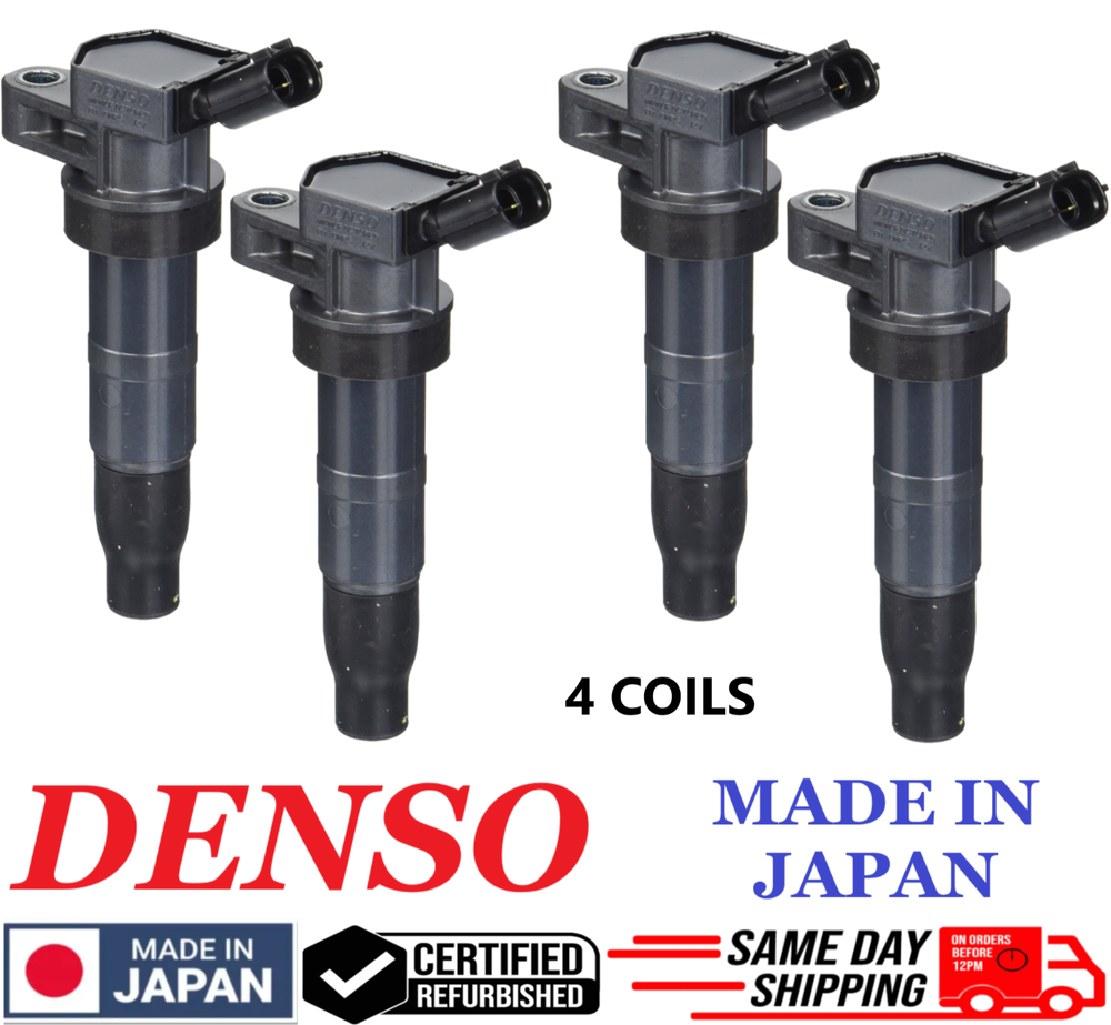x4 GENUINE Ignition Coils For 2008-2017 Hyundai & Kia I4 V8, 27300-3F100 OEM SET