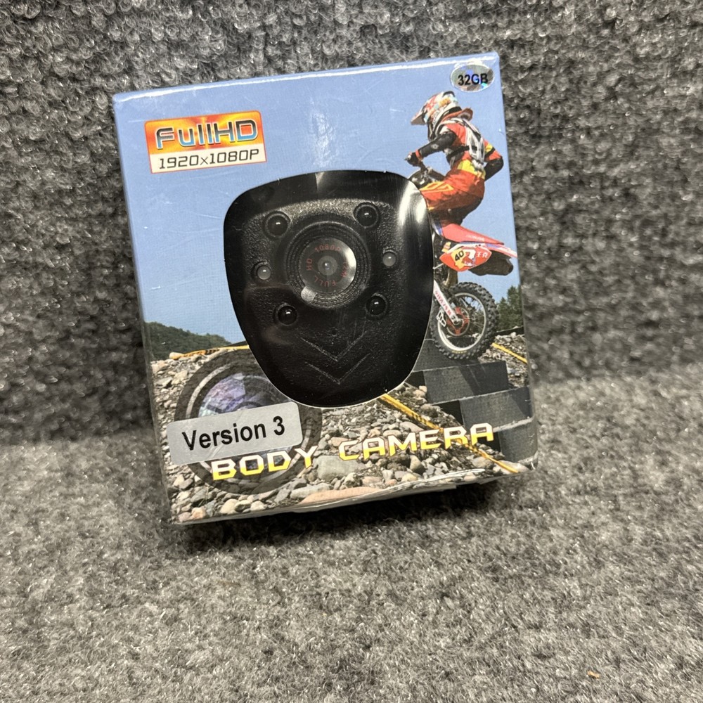 Body Camera Built-in 32GB Memory Card 1080P Video Recorder Wearable NEW