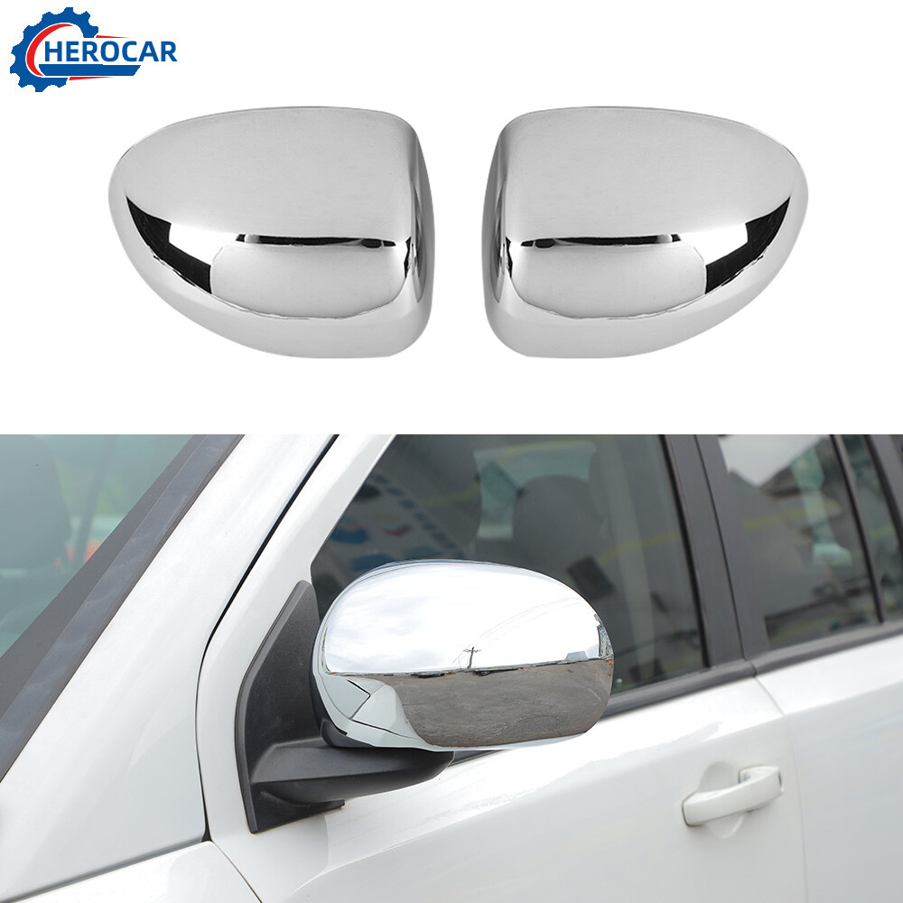 ⭕Chrome Exterior Side View Mirror Cover Protector Shell For Jeep Compass 2008-16