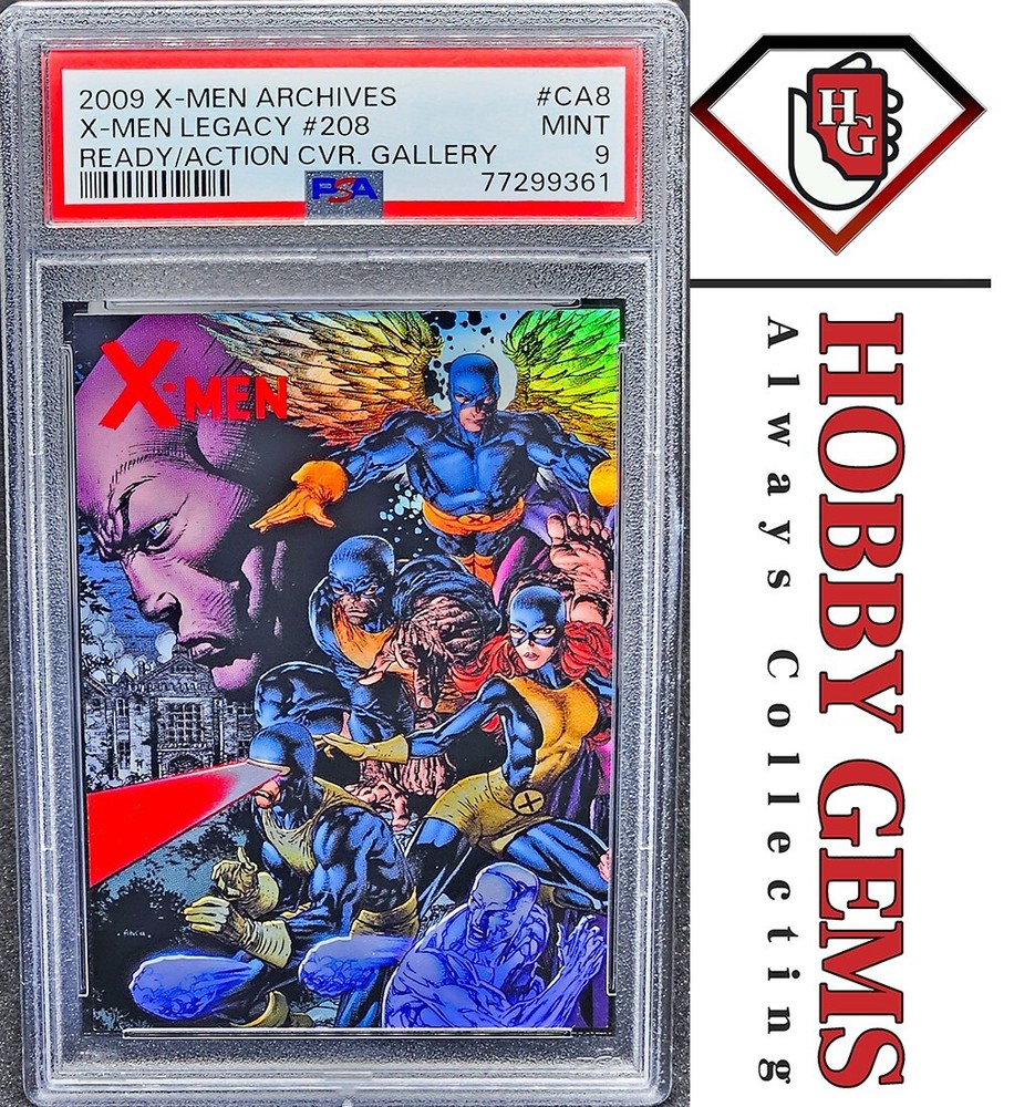 ICE MAN CYCLOPS PSA 9 2009 X-Men Archives Ready for Action Cover Gallery #CA8