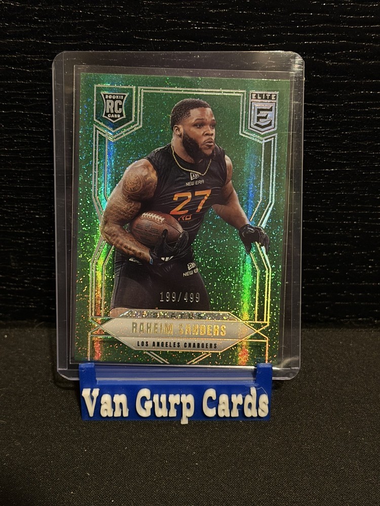 2025 Panini Donruss Elite - Rookies Raheim Sanders #176 Status Sparkle /499 (RC)