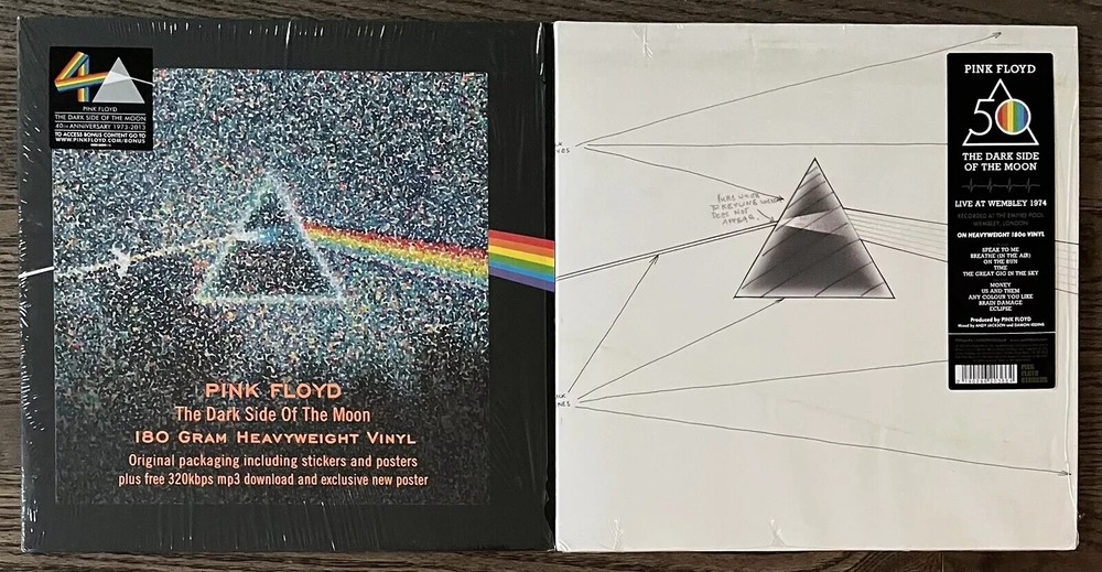 Pink Floyd The Dark Side Of The Moon Live At Wembley 1974 2LP 40th 50th Anniversary Vinyl Edition
