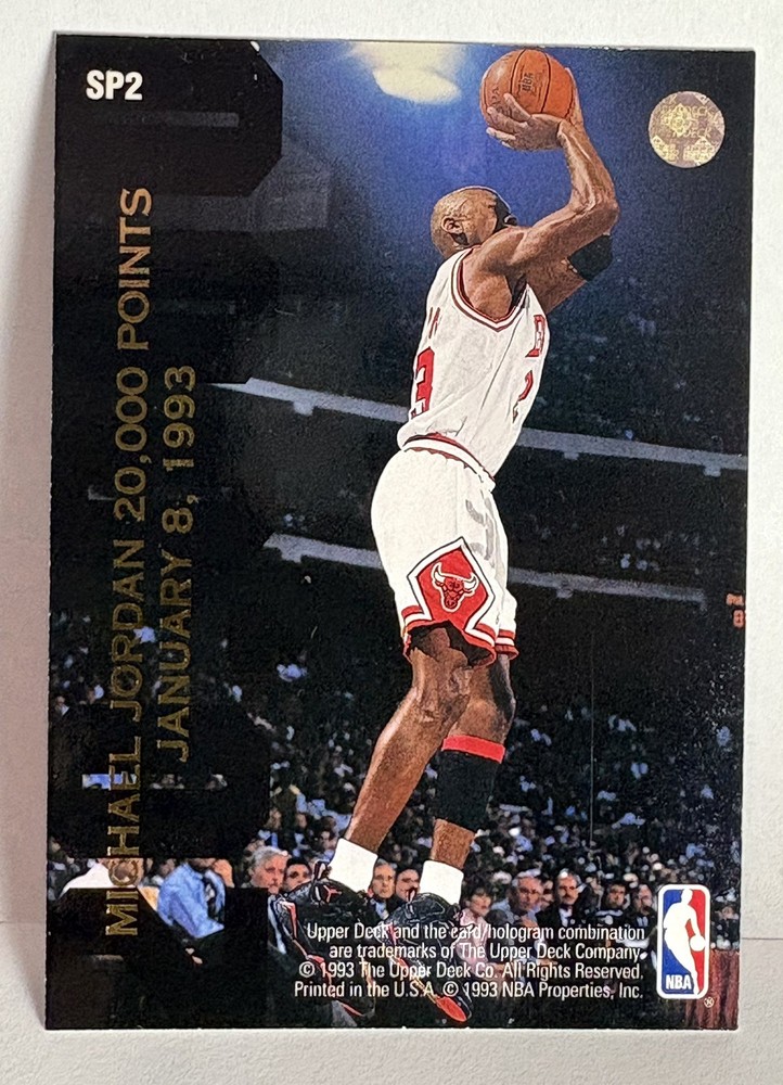 1993 Upper Deck Michael Jordan, Dominique Wilkins #SP2 Bulls/Hawks 20,000 Points