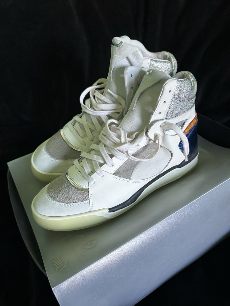 PUMA Alexander McQueen MCQ Move Mid White Size 40 Worn Twice