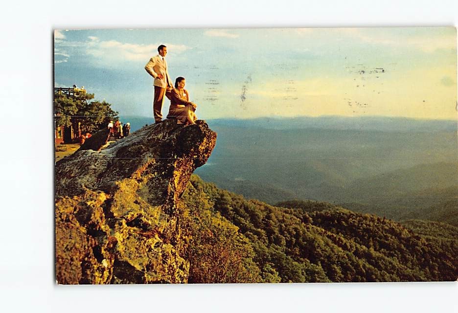 Postcard Blowing Rock Saint St. Johns Valley Western North Carolina USA America