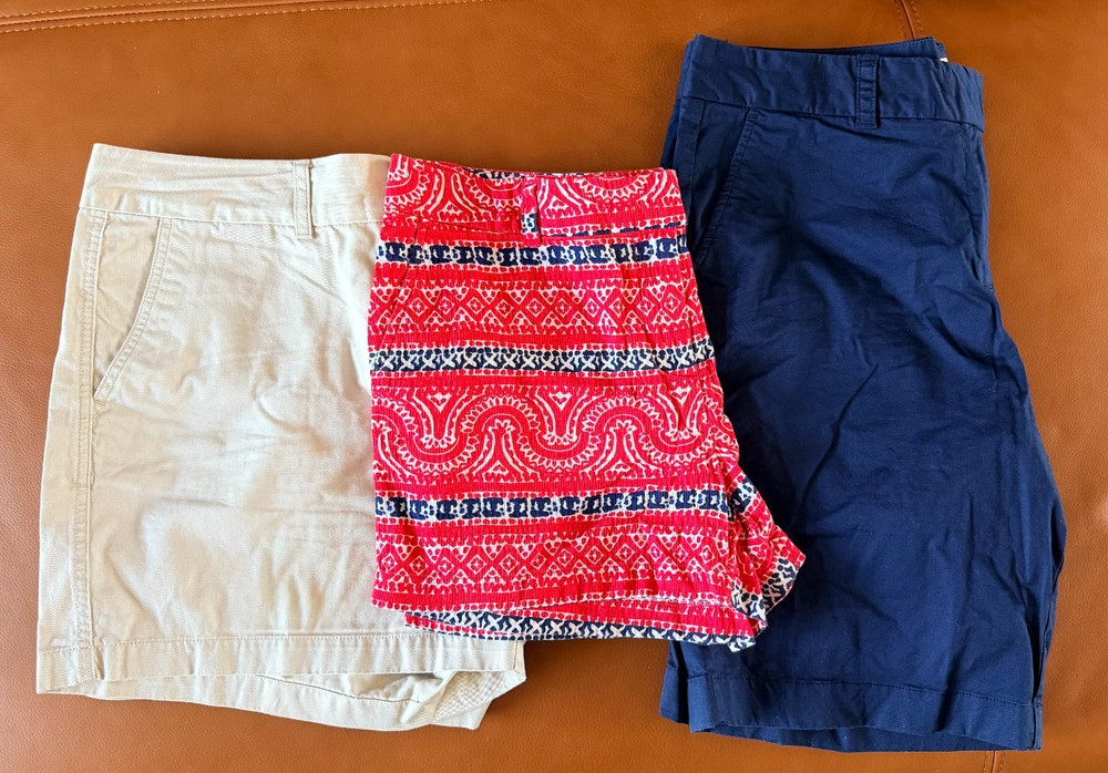 Lot of 3 Vineyard Vines Shorts for Ladies size 12