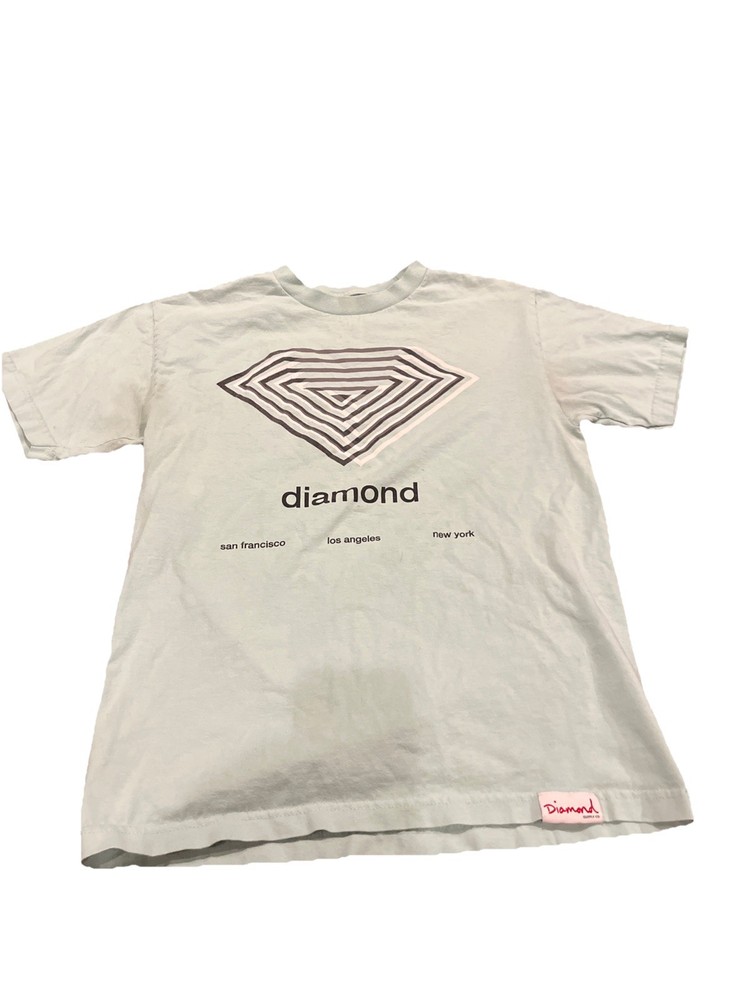 Mens Diamond Supply Co. Aqua Blufe Short Sleeve T-Sleeve T-Shirt Cotton USA Sz M