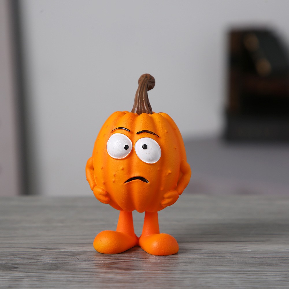 Vibrant Halloween Pumpkin Decor for Home or Spooky Party