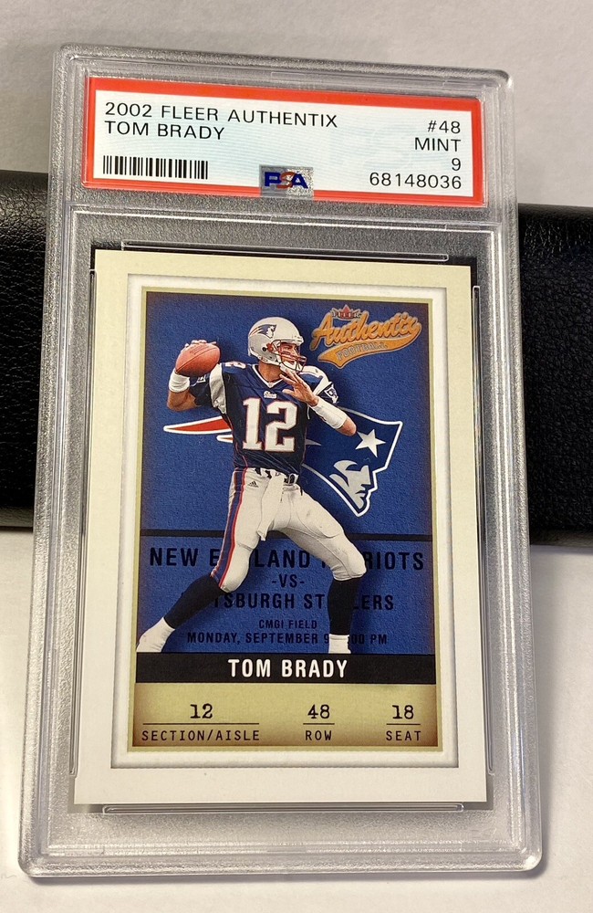 2002 Fleer Authentix - Tom Brady #48